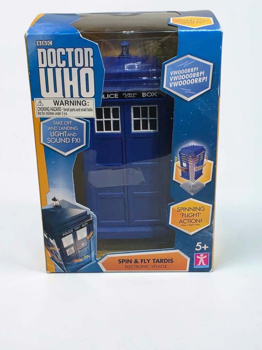 Doctor Who Spin & Fly Tardis Electronic Vehicle Toy